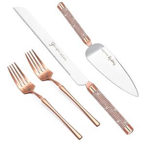 Wedding Cake Server Set (Forks not included)